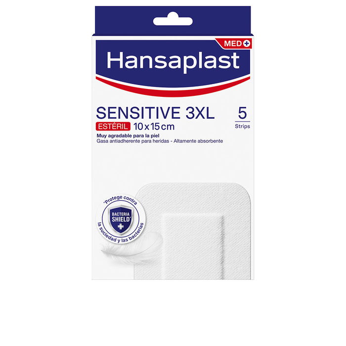 Hansaplast Pansements HP SENSITIVE 3XL 10 x 15 cm - Lot de 5 Hansaplast Pansements HP SENSITIVE 3XL 10 x 15 cm - Lot de 5