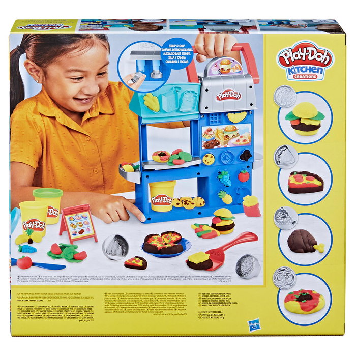 Hasbro Play-Doh Super Restaurant Créatif F8107 - Jeu de Pâte à Modeler avec 16 Pots et Accessoires, Enfant dès 3 Ans