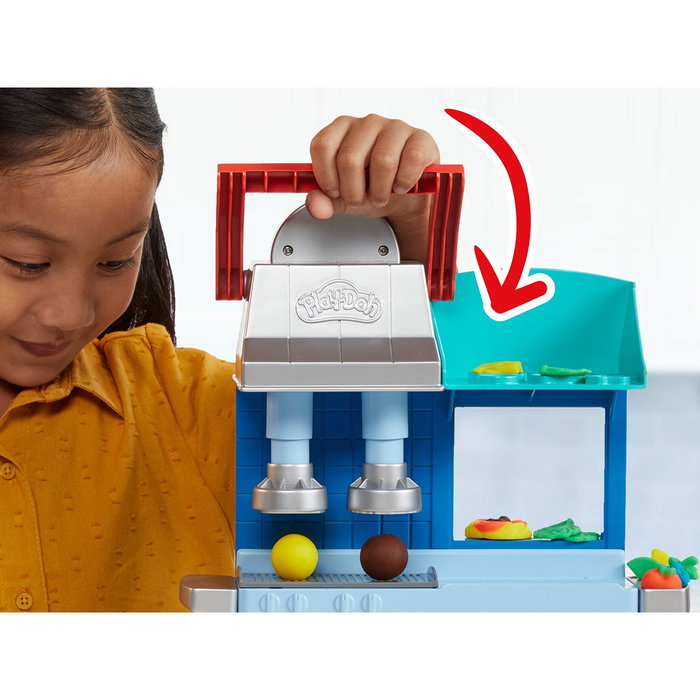 Hasbro Play-Doh Super Restaurant Créatif F8107 - Jeu de Pâte à Modeler avec 16 Pots et Accessoires, Enfant dès 3 Ans
