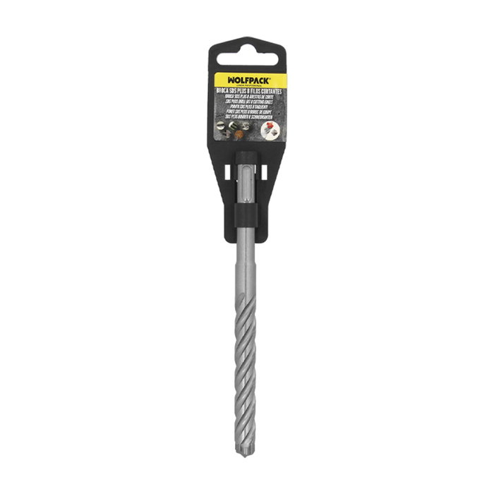 WOLFPACK LINEA PROFESIONAL Mèche SDS Plus 12 x 160 mm à 4 bords tranchants pour béton armé