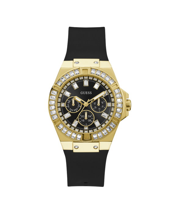 Guess GW0118L1 avec boîtier doré et bracelet noir Guess GW0118L1 avec boîtier doré et bracelet noir
