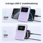 Ugreen Powerbank 35606 Pourpre 5000 mAh avec charge sans fil MagSafe