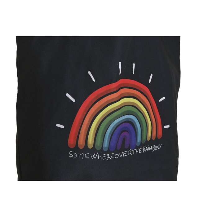DKD Home Decor Sac en toile Noir Multicouleur (2 Unités) DKD Home Decor Sac en toile Noir Multicouleur (2 Unités)