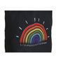 DKD Home Decor Sac en toile Noir Multicouleur (2 Unités)