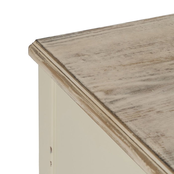 BigBuy Home Meuble d'Entrée Blanc Naturel 104 x 50 x 78 cm BigBuy Home Meuble d'Entrée Blanc Naturel 104 x 50 x 78 cm