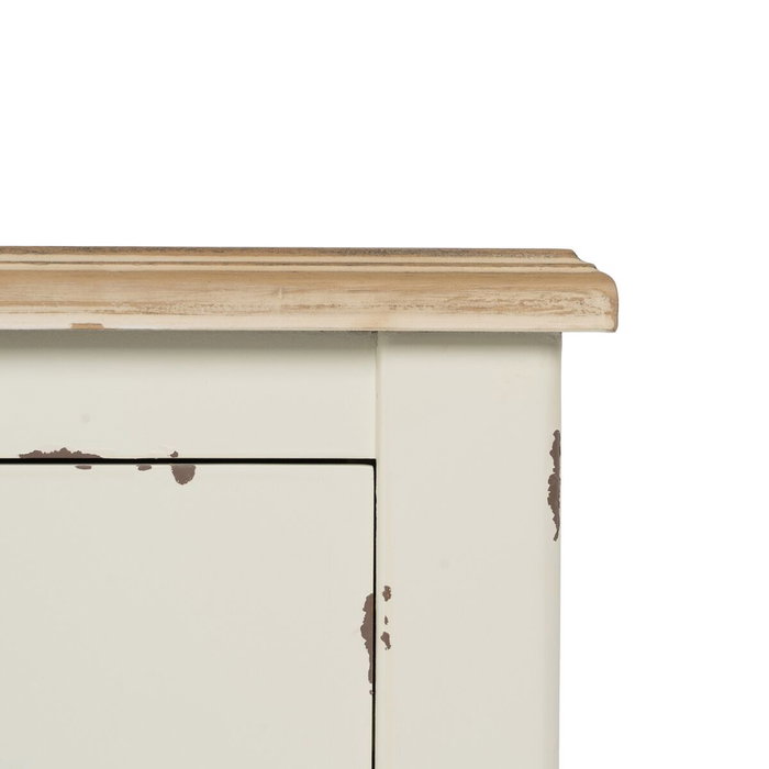 BigBuy Home Meuble d'Entrée Blanc Naturel 104 x 50 x 78 cm BigBuy Home Meuble d'Entrée Blanc Naturel 104 x 50 x 78 cm