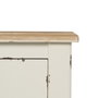 BigBuy Home Meuble d'Entrée Blanc Naturel 104 x 50 x 78 cm