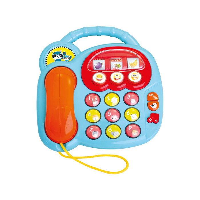 TACHAN - Téléphone Jouet Éducatif Bilingue Français/Anglais avec Animaux, Sons et Musique - Apprentissage des Nombres - Référence LS9991 TACHAN - Téléphone Jouet Éducatif Bilingue Français/Anglais avec Animaux, Sons et Musique - Apprentissage des Nombres - Référence LS9991