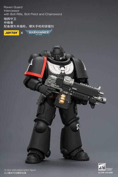 Joy Toy (CN) Warhammer 40,000 figurine Raven Guard Intercessor 12 cm