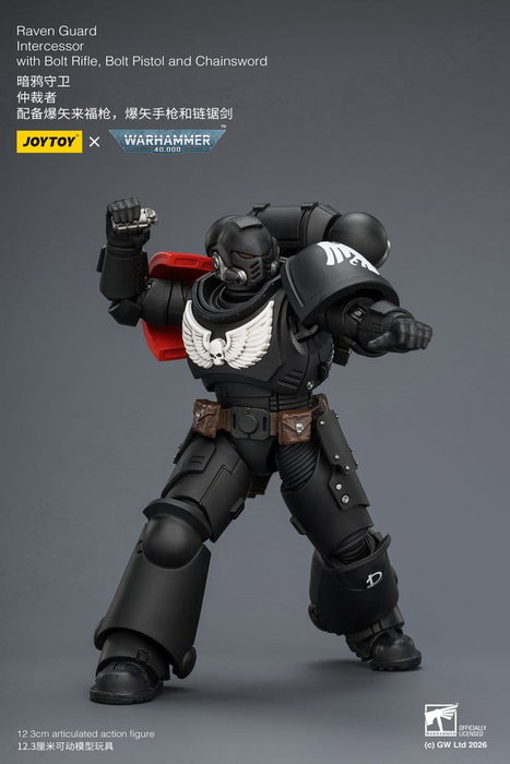 Joy Toy (CN) Warhammer 40,000 figurine Raven Guard Intercessor 12 cm