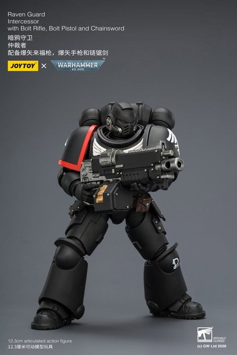 Joy Toy (CN) Warhammer 40,000 figurine Raven Guard Intercessor 12 cm