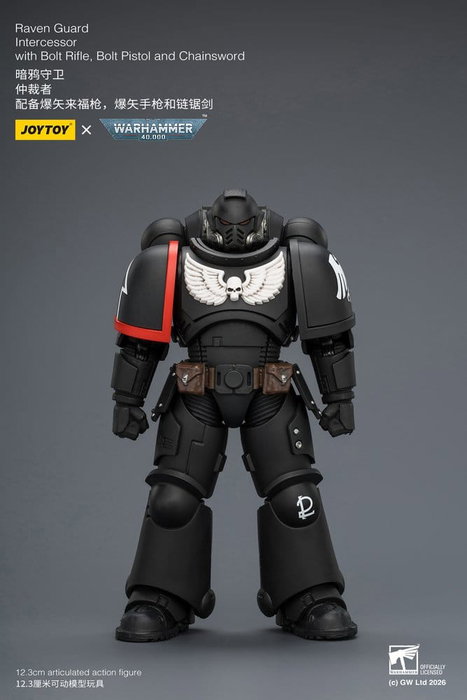 Joy Toy (CN) Warhammer 40,000 figurine Raven Guard Intercessor 12 cm