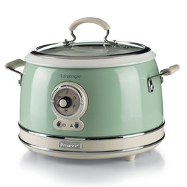Ariete Vintage Food Steamer, Vert