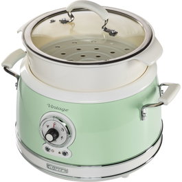 Ariete Vintage Food Steamer, Vert
