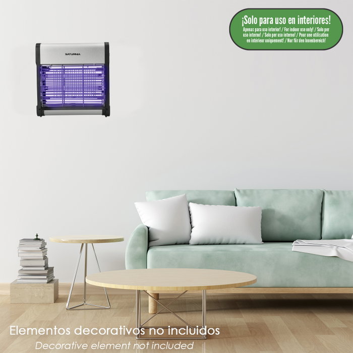 SATURNIA Exterminateur Électrique d'Insectes 12W