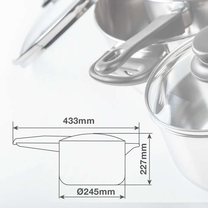 Vassary Autocuiseur rapide 6L Ø220mm
