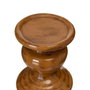 BigBuy Home Bougeoir Caramel Céramique 11,5 x 11,5 x 13,5 cm