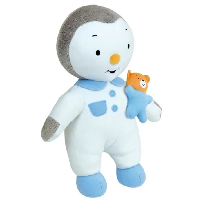 Jemini Peluche T'choupi Luminou 25 cm - Peluche garçon et fille en polyester - Dès la naissance