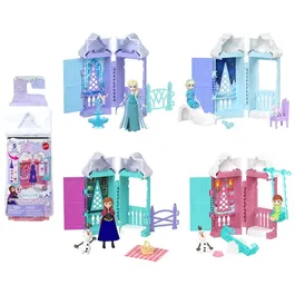 Disney Princess - Maisonnettes Surprises - Maison à ouvrir avec mini princesse et animal - Compatible et empilable avec les châteaux de la collection