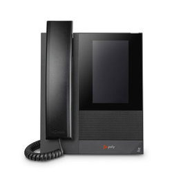Poly CCX 400 Téléphone d'affaires Media avec écran tactile couleur pour Microsoft Teams et alimentation PoE