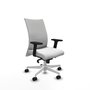 Piqueras Y Crespo Silla Albacete confidente, mécanisme synchrone, blanc