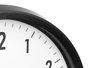 Giftdecor Horloge Ronde Noire 25x5x25 cm Plastique et Verre (Set de 12)