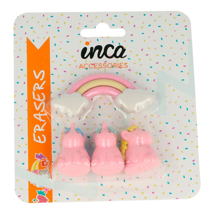 Inca Gommes Licorne Set de 4 u