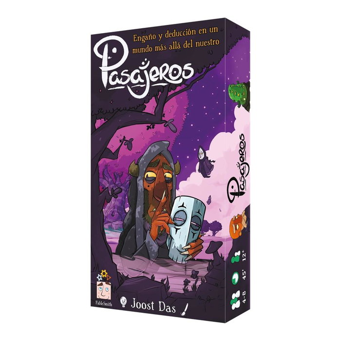 Asmodee FSPAS01ES Pasajeurs Jeu de Cartes Stratégie et Communication Dès 12 ans 4-8 Joueurs 45 min Asmodee FSPAS01ES Pasajeurs Jeu de Cartes Stratégie et Communication Dès 12 ans 4-8 Joueurs 45 min