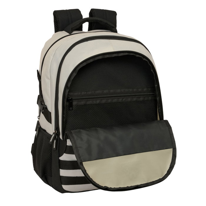 Cartable Kappa Grey Noir Gris