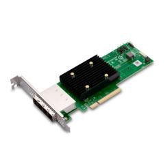 Broadcom 9500-16e Contrôleur HBA Tri-Mode PCIe Gen 4.0, 16 ports externes SAS/SATA/NVMe pour serveurs d'entreprise et data centers