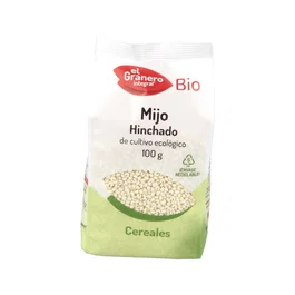 EL GRANERO Mijo Hinchado 100 g Bio Céréales Petit Déjeuner Végan