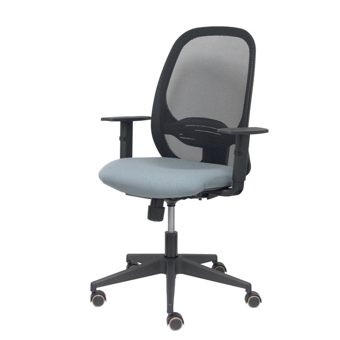 PIQUERAS Y CRESPO Chaise de bureau Cilanco Synchro Gris avec accoudoirs 1D