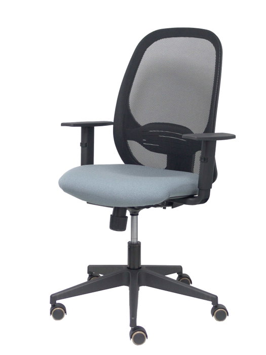 PIQUERAS Y CRESPO Chaise de bureau Cilanco Synchro Gris avec accoudoirs 1D