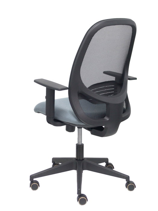 PIQUERAS Y CRESPO Chaise de bureau Cilanco Synchro Gris avec accoudoirs 1D