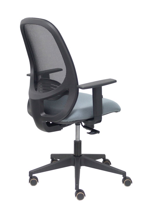 PIQUERAS Y CRESPO Chaise de bureau Cilanco Synchro Gris avec accoudoirs 1D