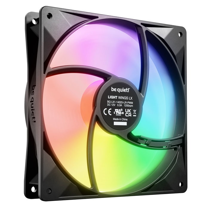 be quiet! Light Wings LX 140mm PWM Triple-Pack Black
