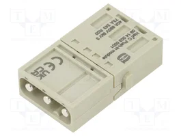 HARTING Module connecteur mâle HDC Han-Modular® 3 broches 40A 690V