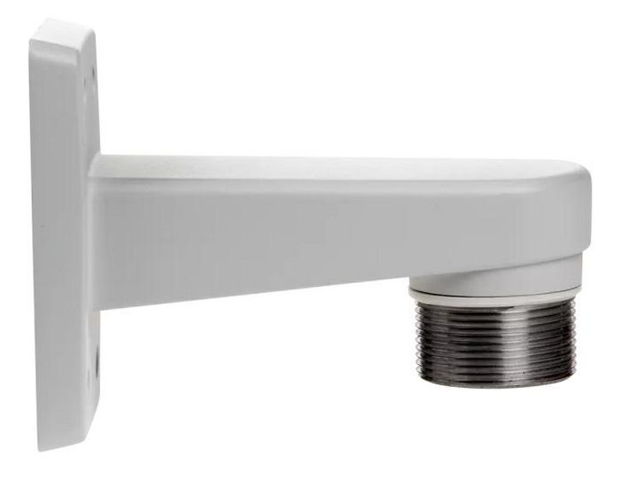 Axis T91E61 Support mural pour caméra réseau dôme fixe, compatible avec kits suspendus et filetage NPS 1.5", passage de câbles intégré