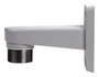 Axis T91E61 Support mural pour caméra réseau dôme fixe, compatible avec kits suspendus et filetage NPS 1.5", passage de câbles intégré