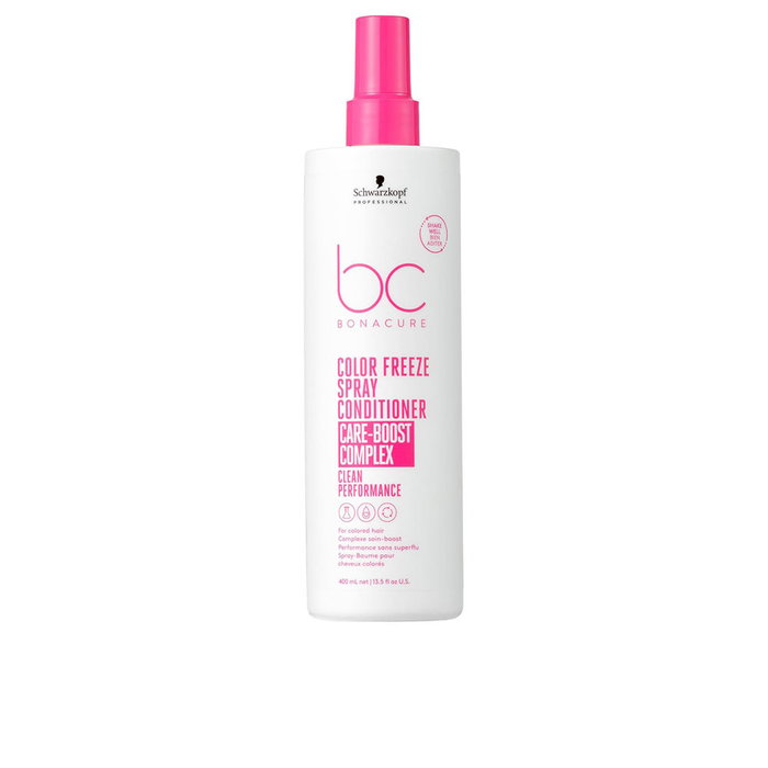 Schwarzkopf BC COLOR FREEZE Spray Revitalisant Sans Rinçage pour Cheveux Colorés - Protection Thermique - 400 ml Schwarzkopf BC COLOR FREEZE Spray Revitalisant Sans Rinçage pour Cheveux Colorés - Protection Thermique - 400 ml