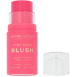 Makeup Revolution Fast Base Bâton de blush Rose 14 g - Stick à joues pour maquillage - Maquillage visage