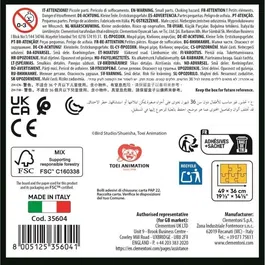 Clementoni Puzzle 500 Pièces Cube - Dragon Ball Daima - 49x36 cm - Puzzle Adulte - Idée Cadeau