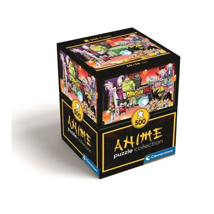 Clementoni Puzzle 500 Pièces Cube - Dragon Ball Daima - 49x36 cm - Puzzle Adulte - Idée Cadeau Clementoni Puzzle 500 Pièces Cube - Dragon Ball Daima - 49x36 cm - Puzzle Adulte - Idée Cadeau
