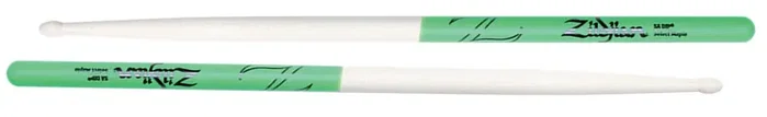 Zildjian Baguettes 5A Hickory Dip Natural Verde Zildjian Baguettes 5A Hickory Dip Natural Verde