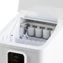 DOMO DO9292IB - Machine à glaçons portable autonettoyante - Capacité 12kg/24h - Production rapide en 9 min - Hublot - Blanc