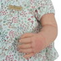 Muñecas Arias, poupée reborn Leia, 45 cm, couleur rose avec couverture, pour 3 à 99 ans