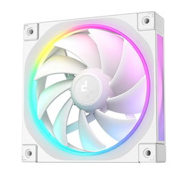 Deepcool FL12R ARGB Ventilateur de boîtier 120 mm Blanc, PWM, 450-2365 RPM, 55 CFM, 33.9 dB