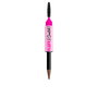 NYX Professional Makeup Stylo à Sourcils Poudre Fluff & Snatch N°02 1 g - Vegan, Tenue 24h, 8 Teintes
