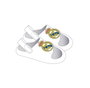Cerdá Chanclas Pala Eva Real Madrid - Sandales enfant unisexes blanc, Taille 24, ÉVA