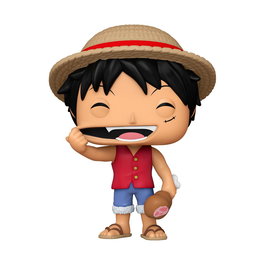 Funko Pop! Vinyl Figure One Piece - Monkey D. Luffy avec Chapeau de Paille - Figurine de Collection d'Anime Manga - Réf. 80365 - 9 cm
